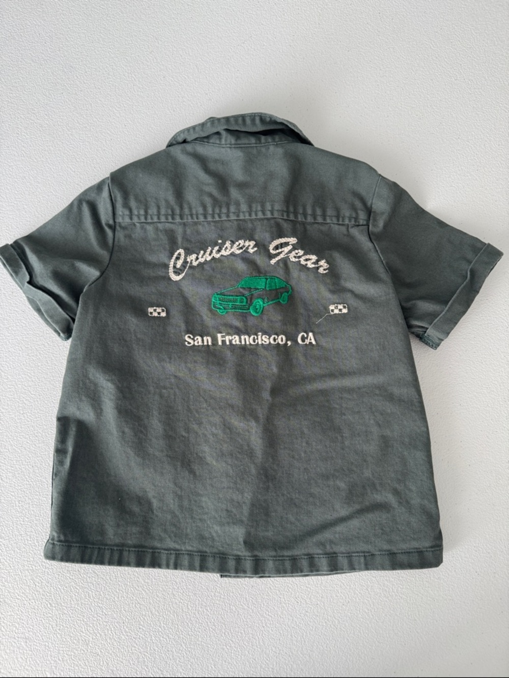 Cruiser Short Sleeved Embroidered Pocket Shirt - Button Down